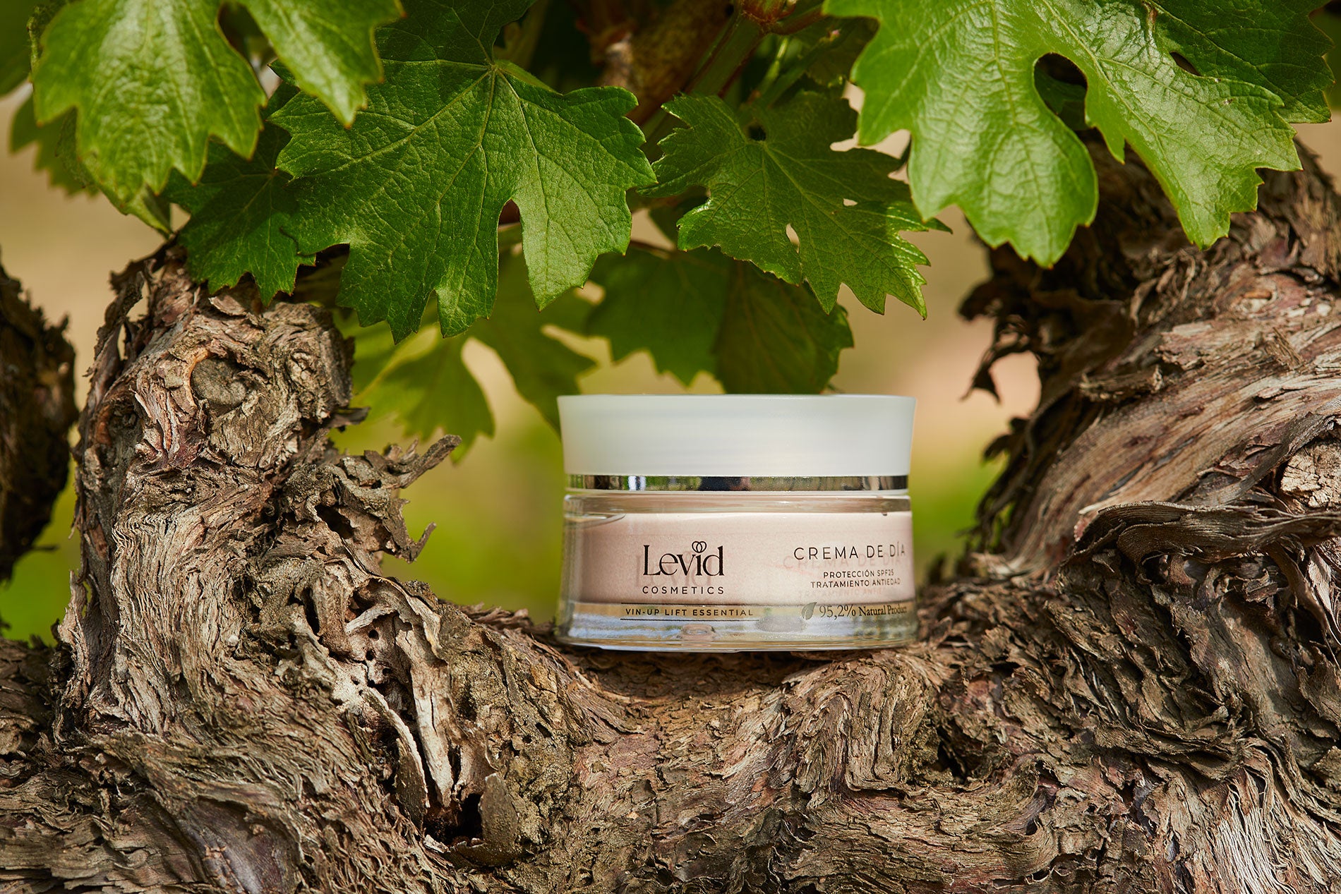 Crema facial natural antiedad